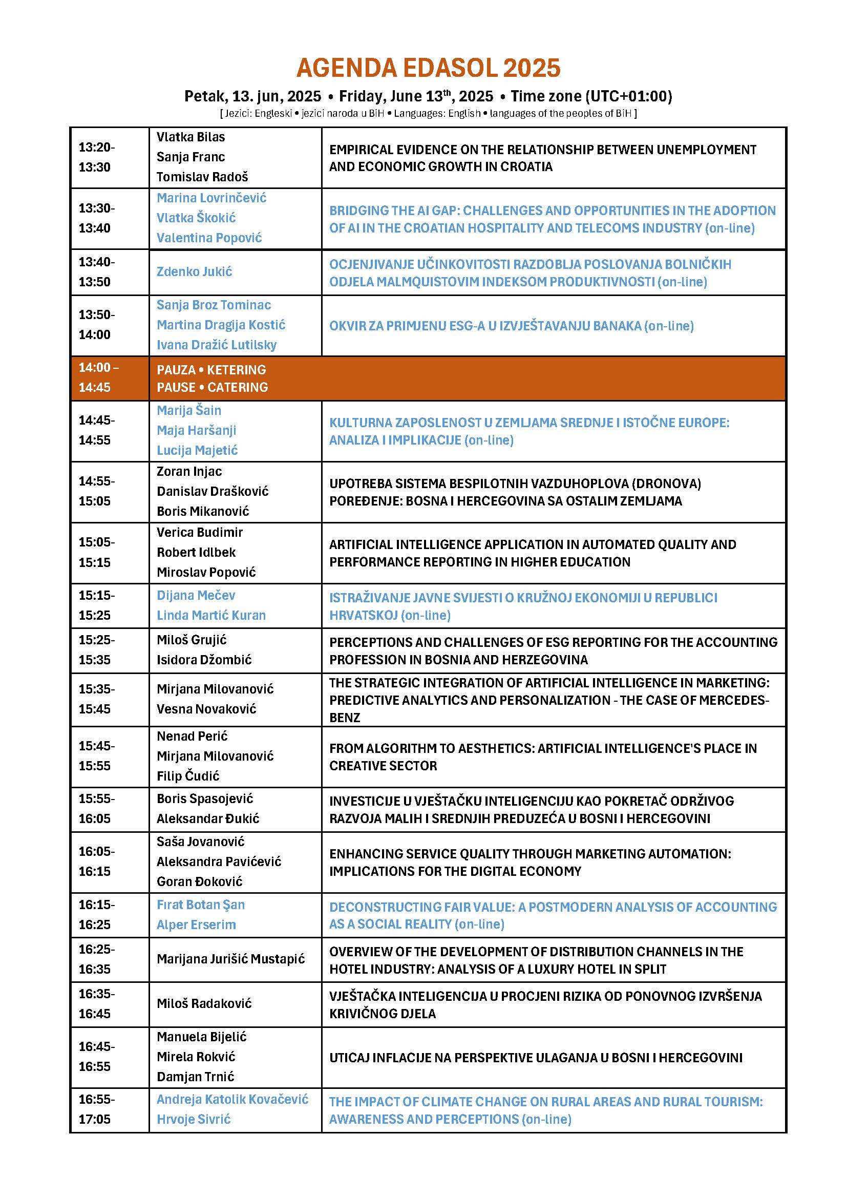 agenda